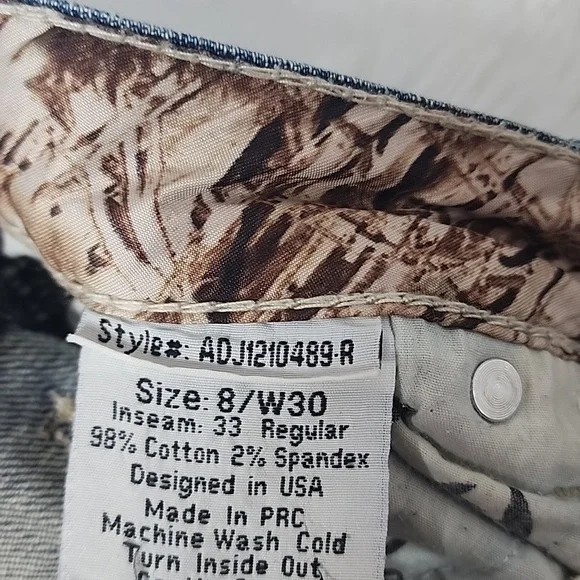 😍ADIKTD Bootcut, Size 8 W30, L33 - Picture 6 of 7